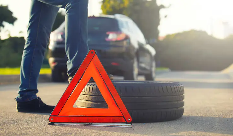 Car tyre assistance